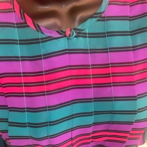 Vintage 80s Jonathan Martin Maxi dress multicolor